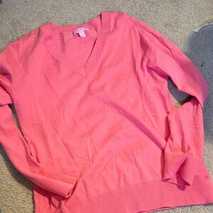 Lilly Pulitzer V Neck Sweater - S